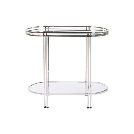 Tavolo aggiuntivo Home ESPRIT Argentato Acciaio Specchio 70 x 35 x 63 cm