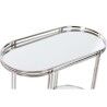 Tavolo aggiuntivo Home ESPRIT Argentato Acciaio Specchio 70 x 35 x 63 cm