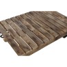 Tavolino da Caffè Home ESPRIT Nero Naturale Metallo Legno di mango 130 x 80 x 32 cm