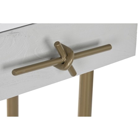 Ingresso DKD Home Decor Bianco Dorato 90 x 45 x 74 cm