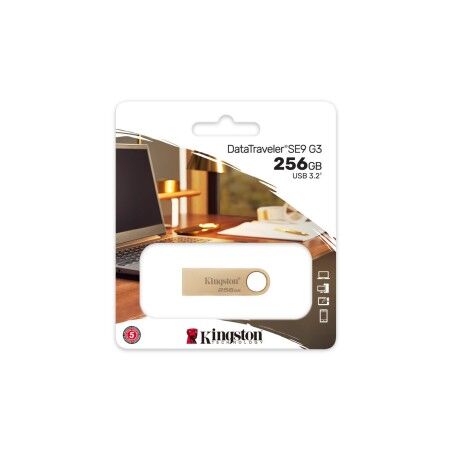 Memoria USB Kingston DTSE9G3/256GB 256 GB Dorato