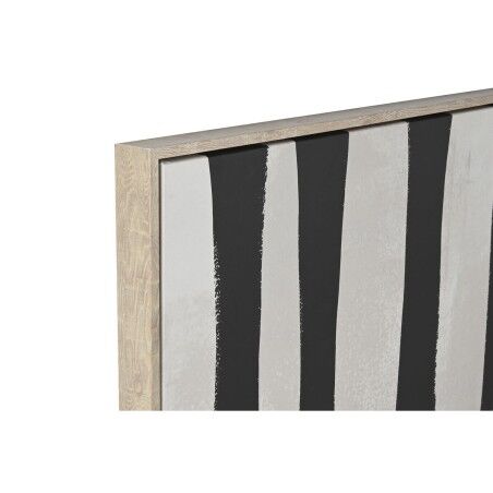 Tela Home ESPRIT Nero Beige polistirene Tela Moderno 103 x 4,5 x 143 cm (2 Unità)