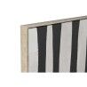 Tela Home ESPRIT Nero Beige polistirene Tela Moderno 103 x 4,5 x 143 cm (2 Unità)