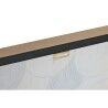 Quadro Home ESPRIT Bianco Dorato polistirene Tela Moderno 42 x 4 x 42 cm (2 Unità)