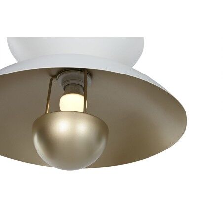 Lampadario Home ESPRIT Bianco Dorato Metallo 50 W 36 x 36 x 22 cm