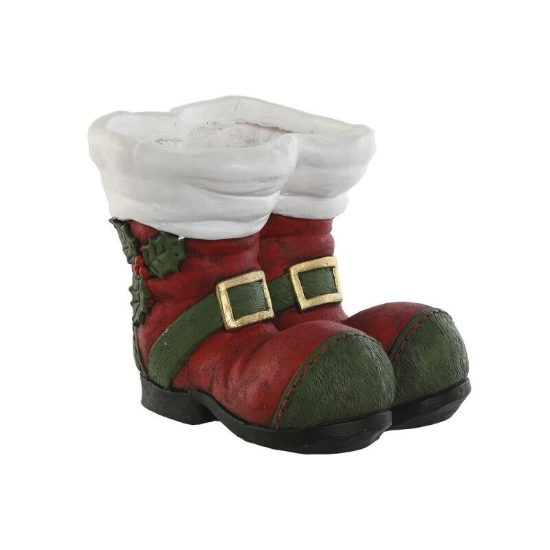 Vaso Home ESPRIT Bianco Rosso Verde Magnesio Babbo Natale 30 x 35 x 30 cm Natale Vaso Home ESPRIT Bianco Rosso Verde Magnesio Babbo Natale 30 x 35 x 30 cm Natale