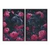 Quadro Home ESPRIT Nero Rosa 83 x 4 x 123 cm (2 Unità)