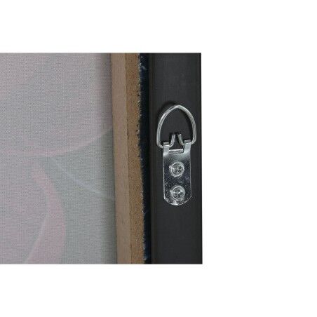 Quadro Home ESPRIT Nero Rosa 83 x 4 x 123 cm (2 Unità)