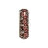 Vaso Home ESPRIT Multicolore Rosa Metallo 25 x 25 x 69,3 cm