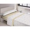 Set di Lenzuola Libela PIRINE SAONA Beige Singolo