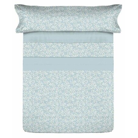 Set di Lenzuola Tejidos Reina Azzurro Matrimoniale