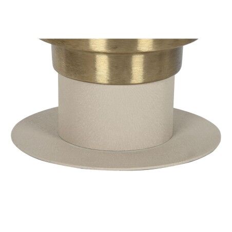 Tavolo aggiuntivo Home ESPRIT Crema Dorato 46 x 46 x 52 cm