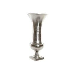 Vaso Home ESPRIT Argentato Alluminio Moderno Calice 28,5 X 28,5 X 61,5 cm