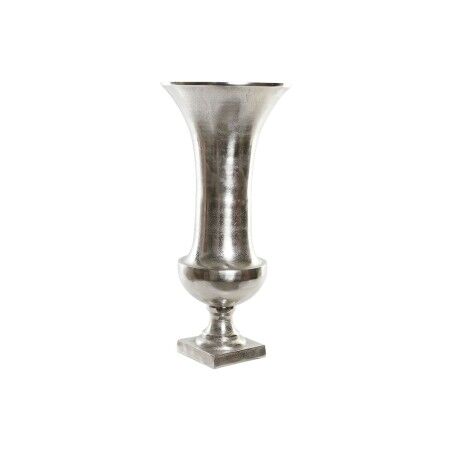 Vaso Home ESPRIT Argentato Alluminio Moderno Calice 28,5 X 28,5 X 61,5 cm