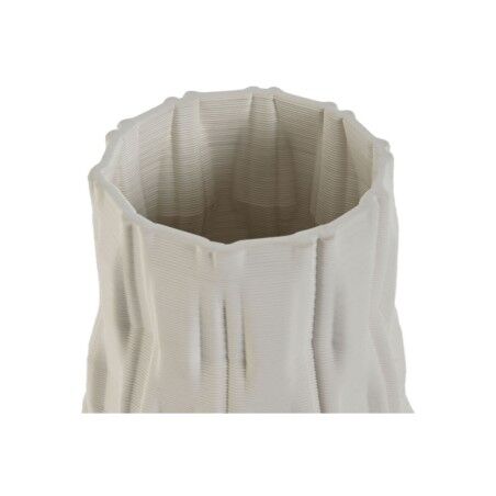 Vaso Home ESPRIT Bianco Gres Moderno 14,5 x 14,5 x 24 cm