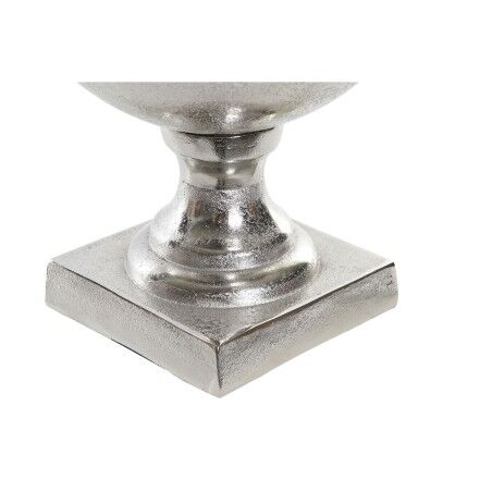 Vaso Home ESPRIT Argentato Alluminio Moderno Calice 24 x 24 x 49 cm