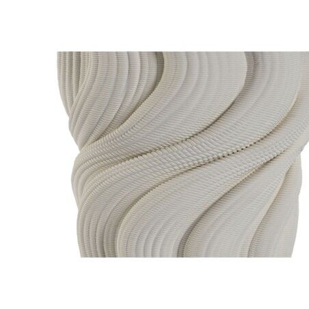 Vaso Home ESPRIT Bianco Gres Moderno 14 x 14 x 19 cm