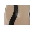 Vaso Home ESPRIT Nero Crema Cristallo Moderno 23 x 23 x 28,5 cm