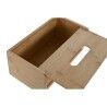 Scatola per fazzoletti di carta Home ESPRIT Bambù Rattan 25 x 13 x 10 cm
