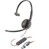 Auricolari con Microfono Poly 8X214AA Nero