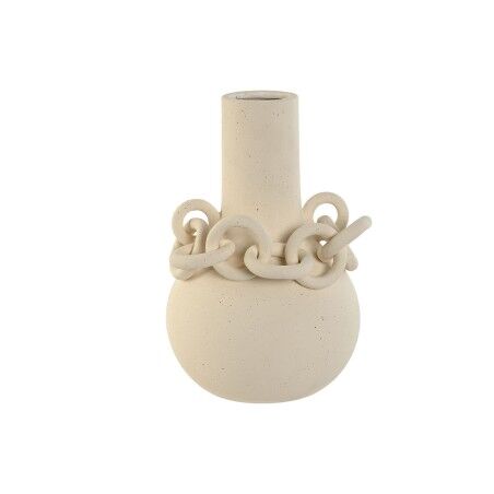 Vaso Home ESPRIT Bianco Ceramica Gres Moderno 22 x 20 x 30 cm