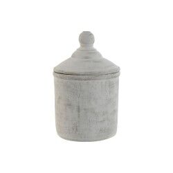 Vaso Home ESPRIT Grigio Cemento Orientale 19 x 19 x 31 cm