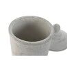 Vaso Home ESPRIT Grigio Cemento Orientale 19 x 19 x 31 cm