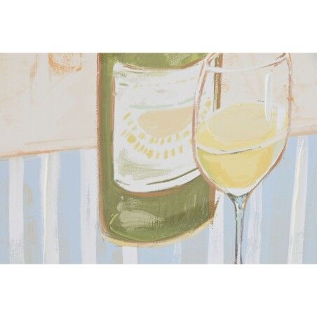 Quadro Home ESPRIT Giallo Azzurro Mediterraneo 60 x 4 x 80 cm (4 Unità)