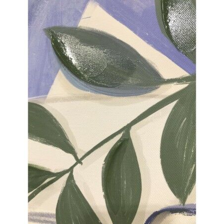 Quadro Home ESPRIT Giallo Azzurro Mediterraneo 60 x 4 x 80 cm (4 Unità)