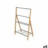 Portasciugamani da Terra Kipit B7816 Nero Metallo Bambù 60 x 90 x 37 cm 4 Unità