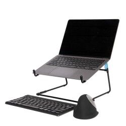 Supporto per Portatile R-Go RGOSC020BL Acciaio