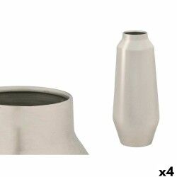 Vaso 10216-SS Argentato Ferro 18 x 40 x 18 cm (4 Unità)