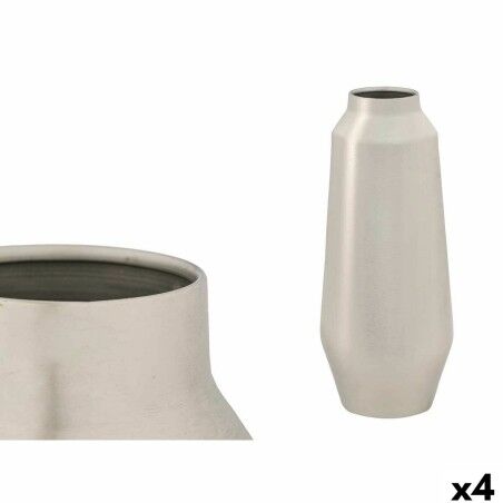 Vaso 10216-SS Argentato Ferro 18 x 40 x 18 cm (4 Unità)