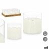 Candela LED Z23688 Bianco Trasparente 15 x 15 x 15 cm (AA) (6 Unità)