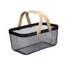 Cestino Multiuso Kinvara 1031 Nero Legno Metallo 42,5 x 18 x 26,5 cm (6 Unità)