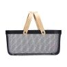 Cestino Multiuso Kinvara 1031 Nero Legno Metallo 42,5 x 18 x 26,5 cm (6 Unità)