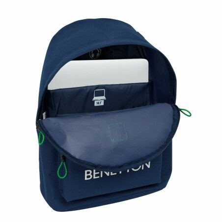 Zaino per Portatile Benetton benetton Blu Marino 31 x 41 x 16 cm