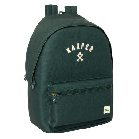 Zaino per Portatile Harper & Neyer Verde scuro 31 x 44 x 18 cm