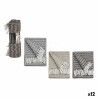 Copridivano ITEM NO.25 PLAIDS Marrone Grigio Naturale 160 x 130 cm Spiga (12 Unità)