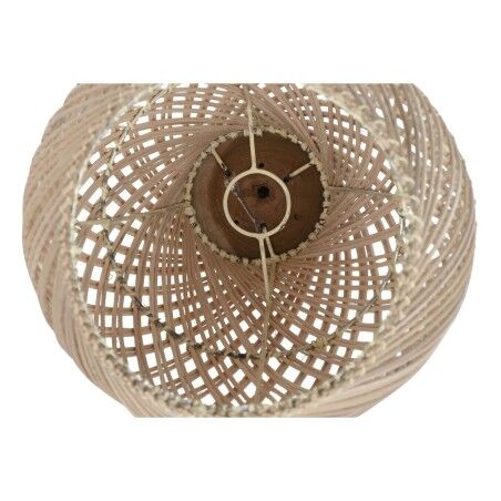 Paralume Home ESPRIT Naturale Bambù teak 35 x 35 x 85 cm (2 Unità)