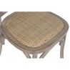 Sedia da Sala da Pranzo Home ESPRIT Marrone Chiaro Rattan Abete 45 x 48 x 92 cm