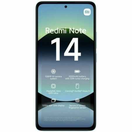 Smartphone Xiaomi Redmi Note 14 HELIO G99 ULTRA 6 GB RAM 128 GB Azzurro Nero 6,67"