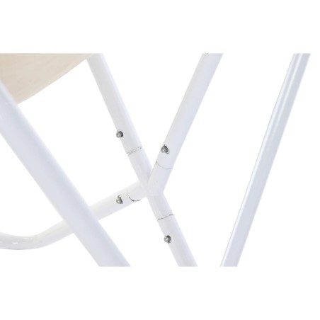 Poltrona da giardino DKD Home Decor Bianco Nero Ferro 74 x 65 x 90 cm