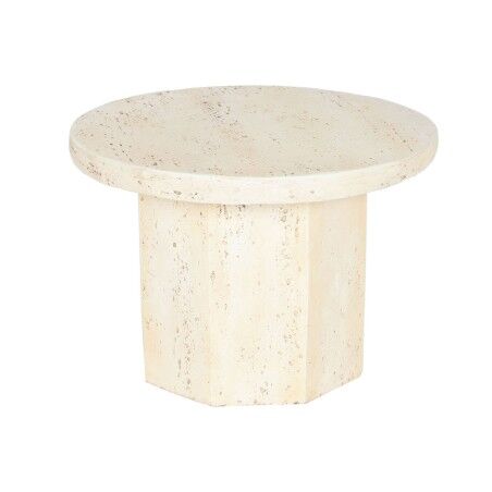 Tavolino Aggiuntivo Home ESPRIT Beige Magnesio 60 x 60 x 41,9 cm
