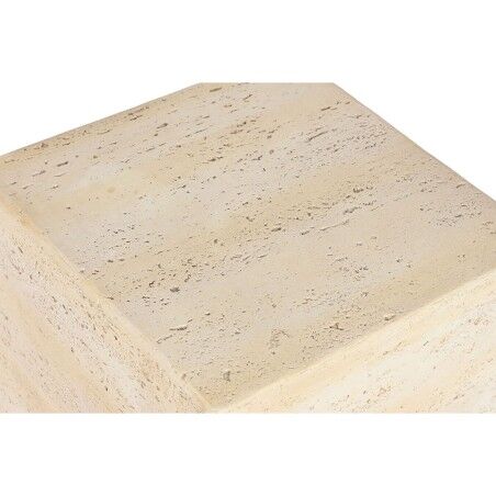 Tavolino Aggiuntivo Home ESPRIT Beige Magnesio 40 x 40 x 40 cm