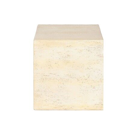 Tavolino Aggiuntivo Home ESPRIT Beige Magnesio 40 x 40 x 40 cm