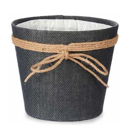 Vaso Ibergarden Grigio Plastica Fiocco