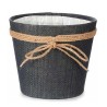 Vaso Ibergarden Grigio Plastica Fiocco