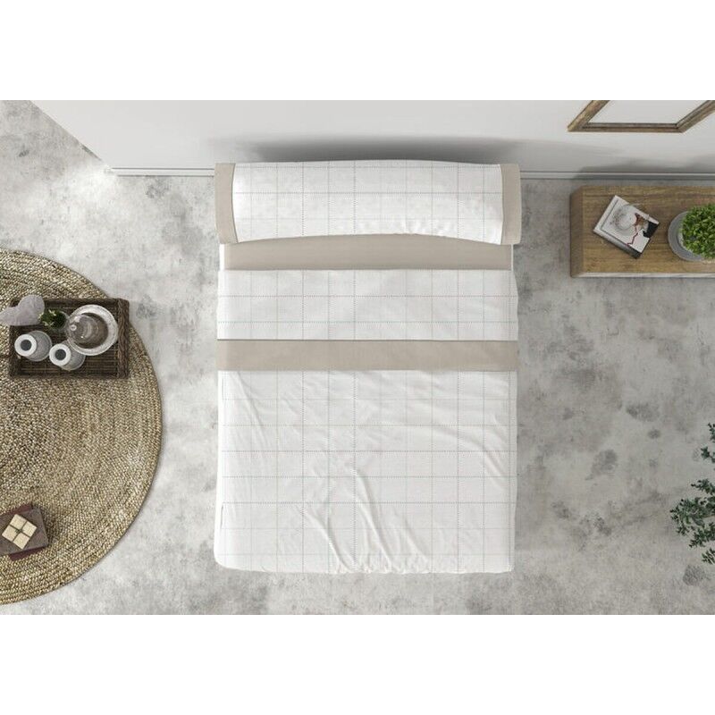 Set di Lenzuola Tejidos Reina JUCAR Avorio Osimano 4 Pezzi Set di Lenzuola Tejidos Reina JUCAR Avorio Osimano 4 Pezzi