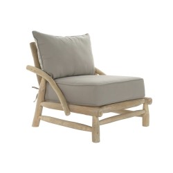 Poltrona da giardino DKD Home Decor Naturale Grigio chiaro 82 x 80 x 73 cm